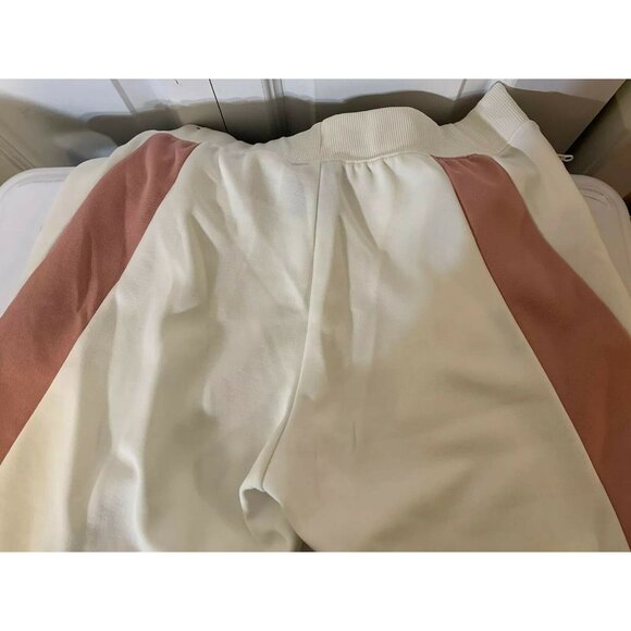 Nike Women's Size L Jogging Pants Black Pink Stripe‎ Drawstring - Picture 8 of 8